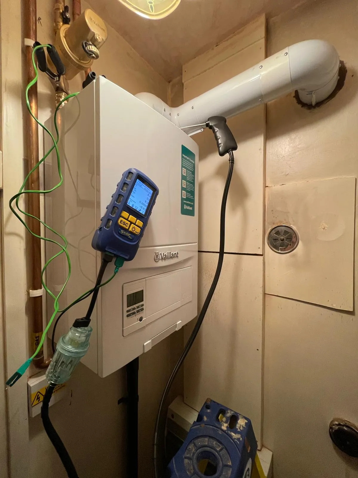 Old boiler leak