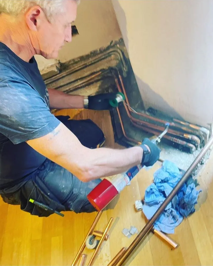 fixing pipes